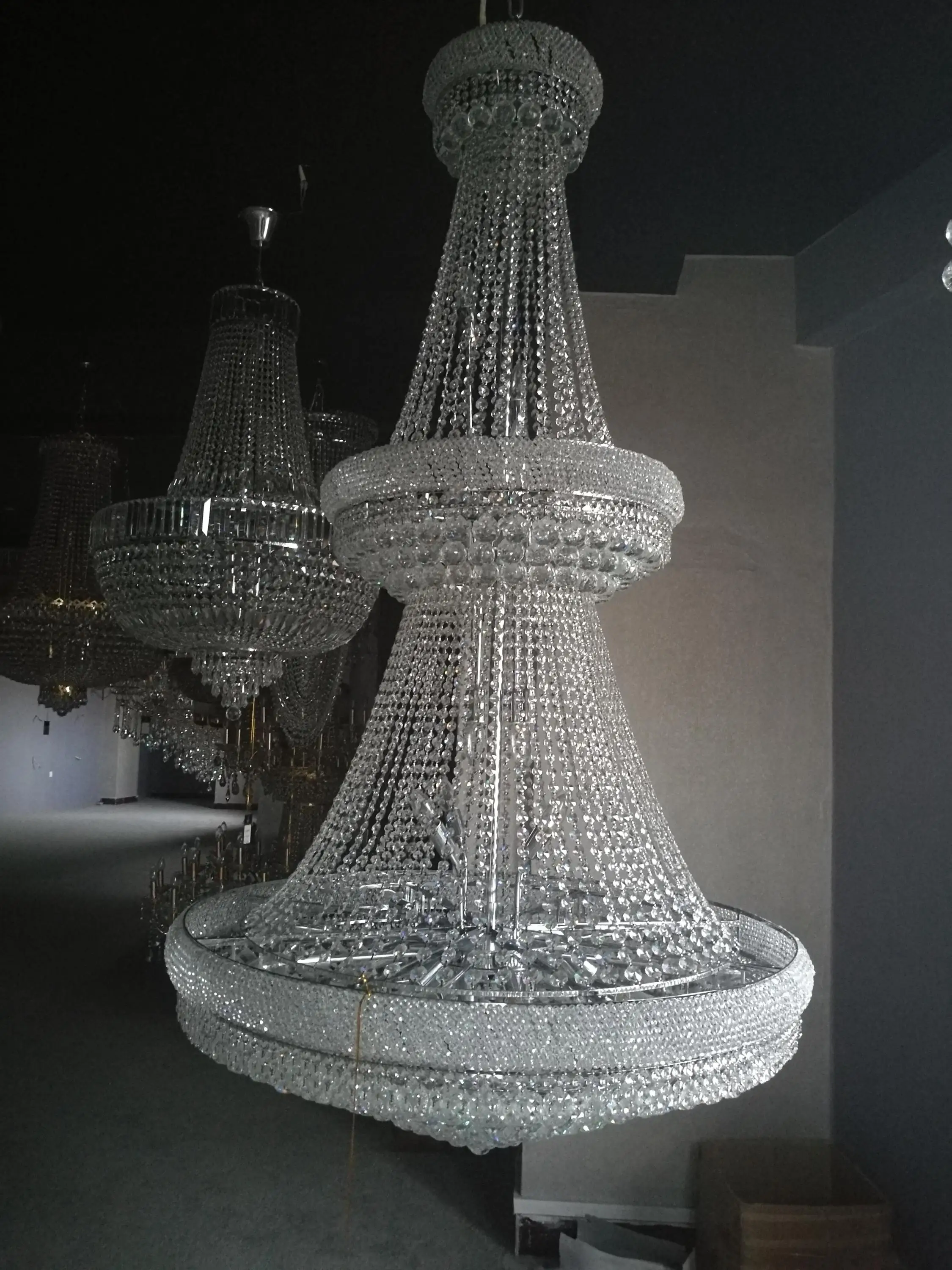 Large Fancy Chandelier Contemporary Guangdong Chandelier Light Empire