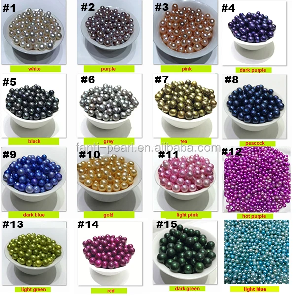 

16colors sea oyster 6-7mm AAA very good quality round pearls