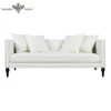 Modern off white yarn dye fabric upholstered sofa from Chinese well-established manufacturer