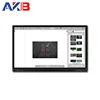 High quality no folded 65 inch touch mobile interactive whiteboard