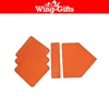 Indoor Outdoor Bases: Orange Youth League Baseball & Softball Rubber Throw Down Base Set