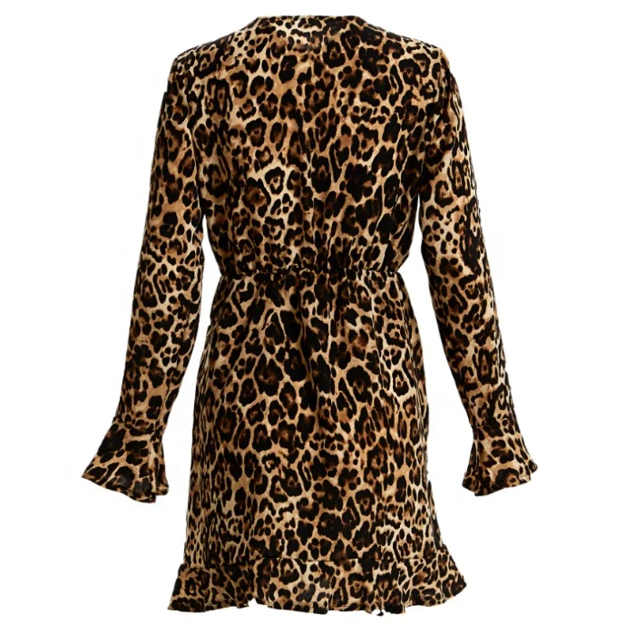 

Personalized New Style Wholesale Women Leopard Print Dress, Picture