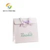 2017 New design white print Candy package handle paper bag