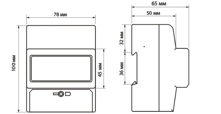 Single phase three wire energy meter 5(60)A fast Production Elsine