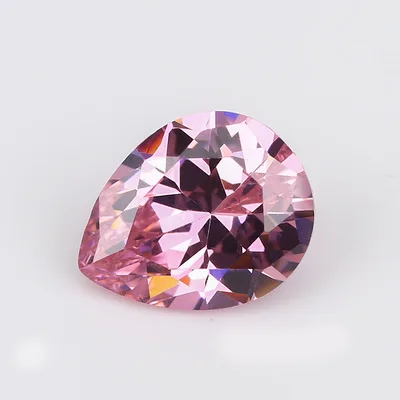 

Synthetic Pink moissanite pear cut fancy cut 13.5*9mm 4carat lab created loose gemstones wholesale moissanite diamond