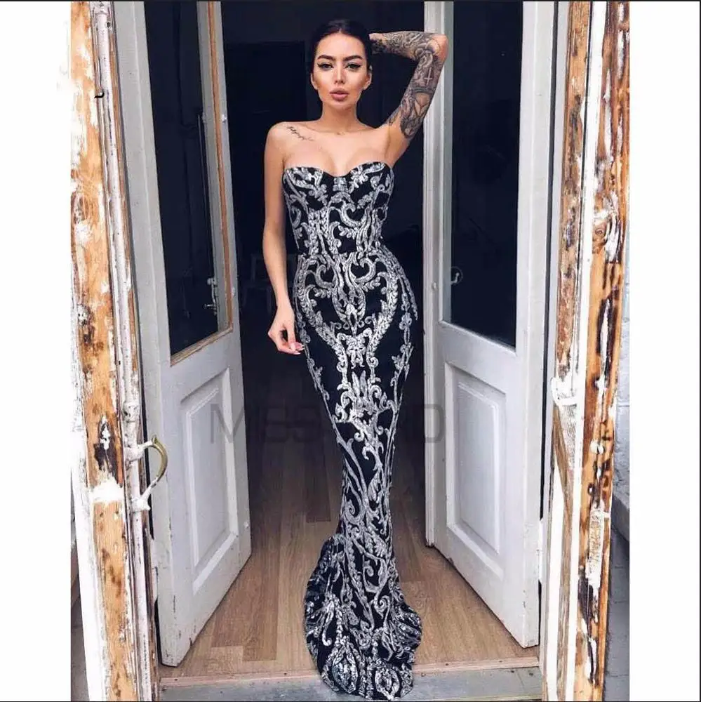 

Sexy Sequins sweetheart V Neck Women Celebrity Runway Party Clubwear gold embroidery sequins Long Maxi Evening Dress