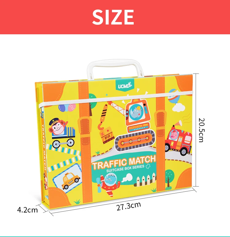 Fast Delivery Kids Children Educational Puzzles Toys Colorful Eco-Friendly Magnetic Tangram details