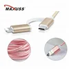 Colorful Nylon Braided Two in One Data USB Cable Micro 3.0 Packaging
