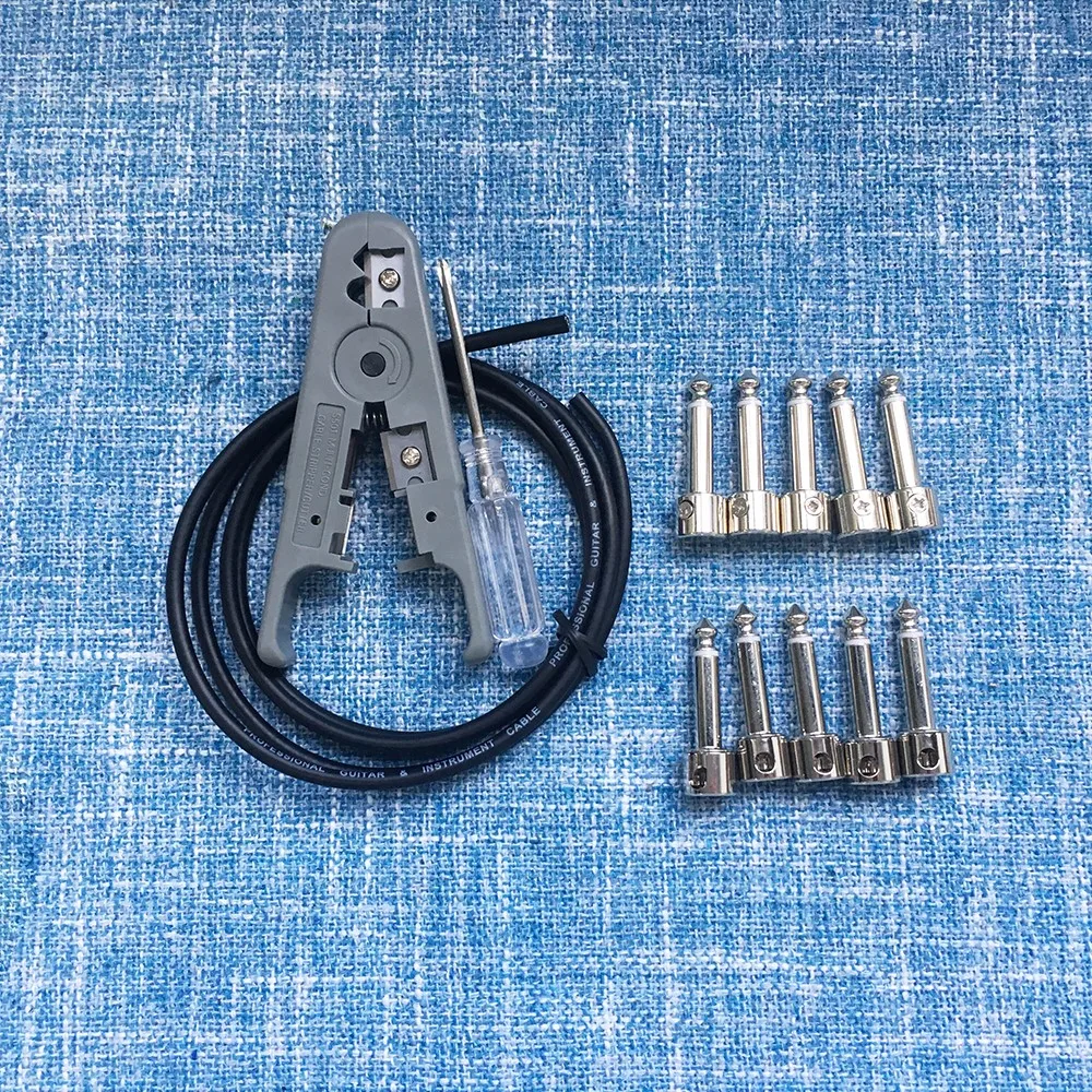 Solderless Wiring Kit Custom Cable Guitar Plug 10 As One Set Quality