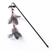 Wholesale cheap cat teaser stick interactive sharp turn pet toys