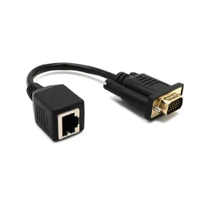 Male to RJ45 Female Extender Adapter