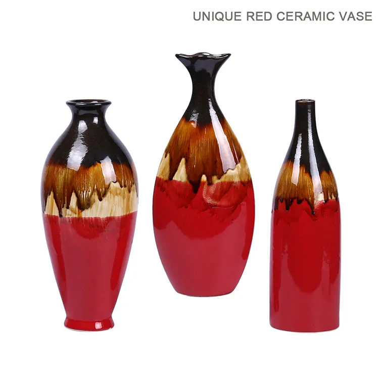 Good Quality Antique Red Flower Vase Ceramic Vase Home Decor . Buy