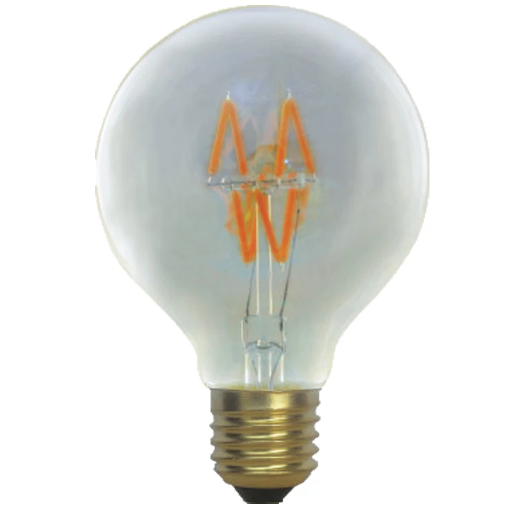 Vintage Tradition Clear Glass Raw Material Led Grow Lamp Bulb Filament Design 4 Watt in China Reasonable Price