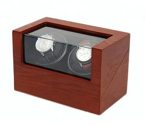 High End Wooden Rotating Watch Display Case - Buy Rotating Watch ...