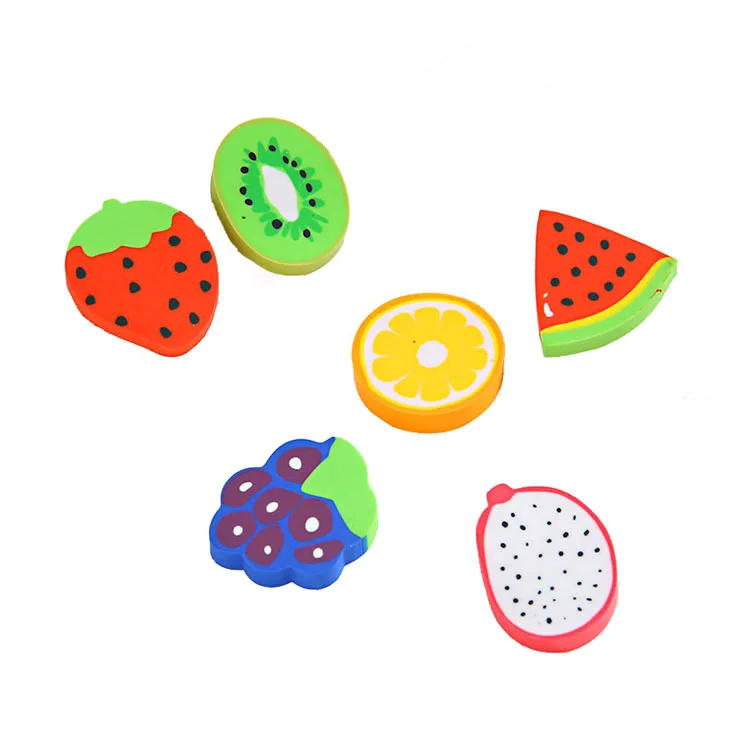 Creative Mini 2d Smell Fruit Shape Tpr Eraser For Kid Buy Fancy Cartoon School Strawberry