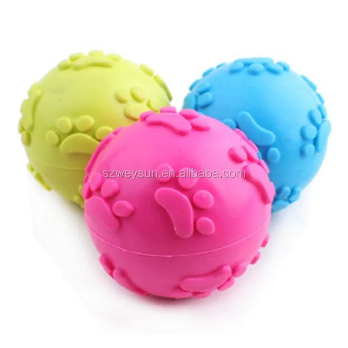 Soft Rubber Dog Toy Kids Play Ball Toys Dog Toys Ball Throw Soft Rubber
