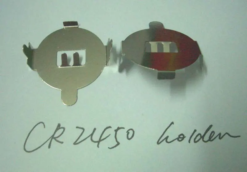 CR2450 metal holder