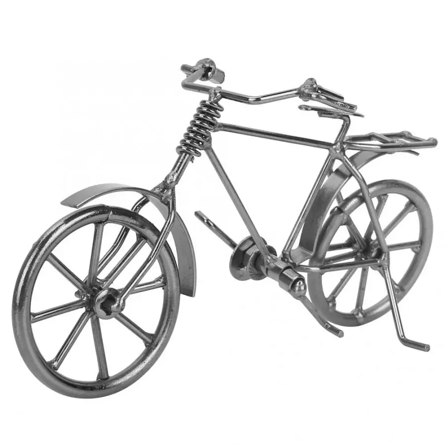 

Vintage Mini Bicycle Rider Model Metal Bicycle Bike Home Desktop Decoration Ornaments Gifts