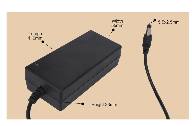 Notebook charger 19V 3.42A power adapter for Asus laptop ac 100-240V dc charger 5.5*2.5mm laptop power supply