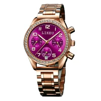 

Korean trend style waterproof stainless steel belt ladies wrist watch
