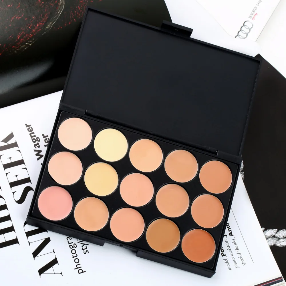 Professional15 Color Facial Concealer Contour Palette Professional Facial Care Camouflage Makeup Cosmetic paleta de corretivo