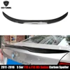 M4 Type For BMW F10 5-Service Sedan 4-Door Only 2010-2017 Real Carbon Fiber Rear Trunk Spoiler Wings
