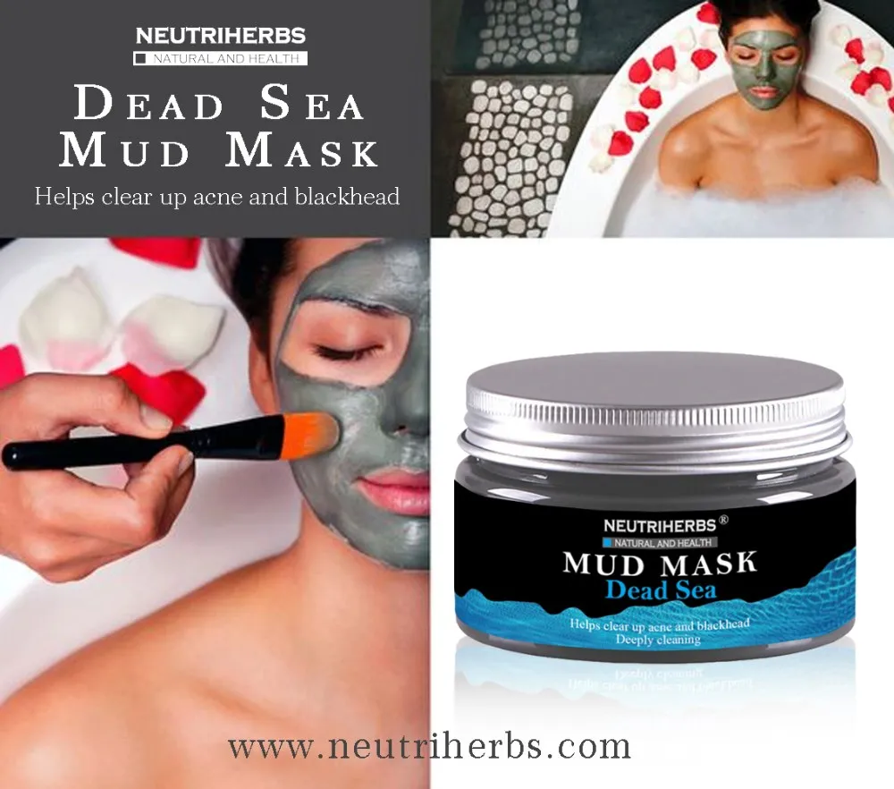Natural Cosmetic Pure Body Naturals Dead Sea Mud Mask Whitening