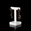 Custom T Shaped Acrylic Earring Display Stand Plexiglass Earrings Jewelry Holder