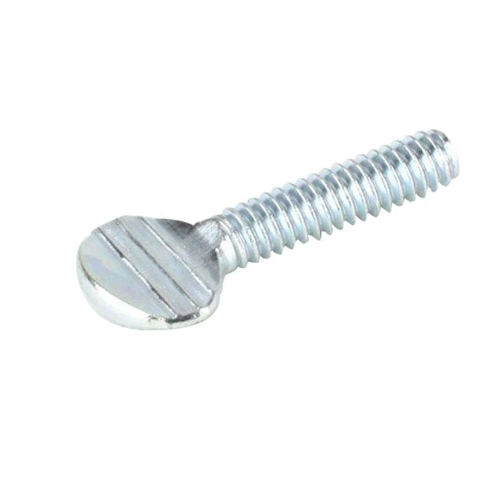 
OEM captive chrome spade head knurled decorative stainless/brass anodized m2/m3/m8 thumb screws for wood 