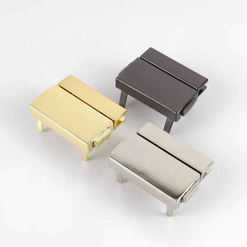 

Meetee BF169 Alloy Hardware Accessories Bag Mortise Lock, Gold,silver,black,bronze