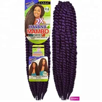 

Wholesale 2Style in 1 Long Ombre Color 2X Havana Mambo Twist Braids 24" for Afro Women Free Shipping