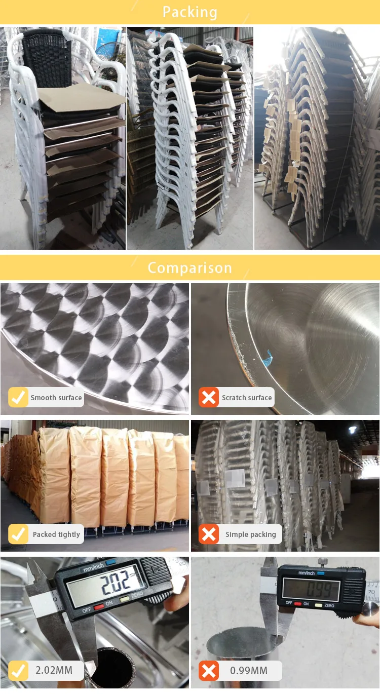 Multifunctional Outdoor Table Metal Rattan Coffee Garden Bistro Tables Sale