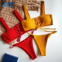 

Custom Breathable Swimsuit Women Brazilian Swimwear with Padding