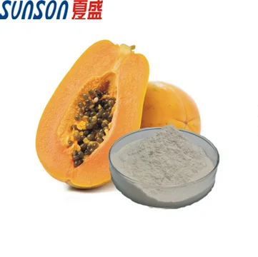 
Food grade plant enzyme protease papain extract from papaya 