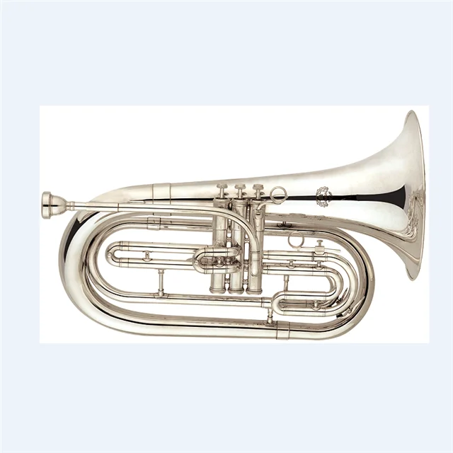 

Bb tone Silver plated Marching baritone