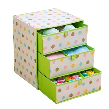 Hot Sale Multi Function 3 Layers Drawers Cardboard Underwear