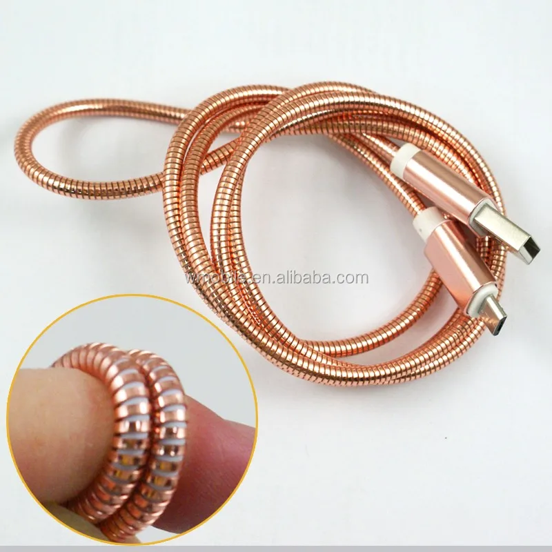 Solid Color TPU spiral USB Charger cable cord protector wrap cable winder for charging cables organizer - ANKUX.COM