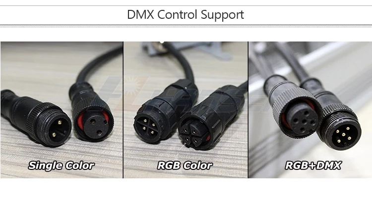 Outdoor waterproof landscape hurdle lamp dmx digital guardrail led rgb tube for landscape lighting
