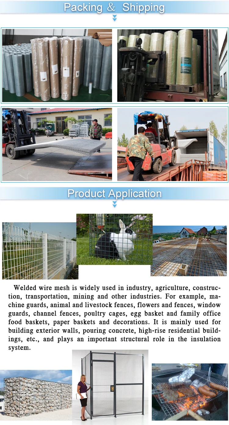 welded wire mesh rolls for concrete construction