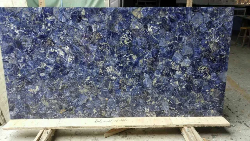 Blue bahia granite slab
