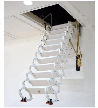 Manual Telescopic Attic Loft Stairs - Buy Retractable Stair,Round ...