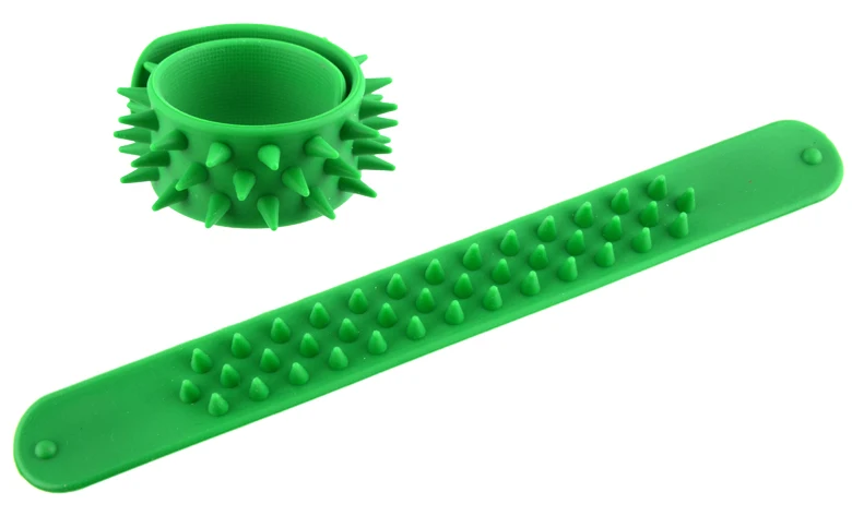 Download Factory Custom Silicone Rubber Spiky Slap Bracelet - Buy ...