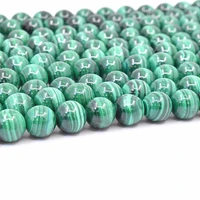 

Wholesale AAA Quality Natural Loose Gemstone Malachite Stone Beads For Making Jewelry