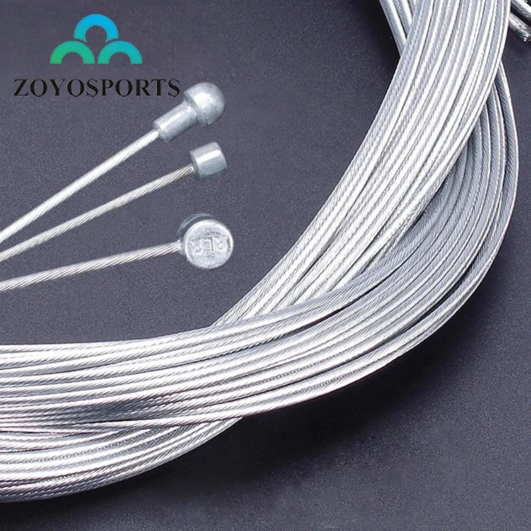 

ZOYOSPORTS Mountain Road Shifter Brake Gear Bike Galvanize Cable Line MTB Bicycle Steel Derailleur Speed Line Inner Wire, Silver