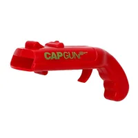 

New Design Gift Portable Pistol Catapult Magnetic Automatic Beer 0pener Gun Plastic Bar Celebration Tools