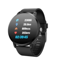 

2019 hot sale fashion V11 smart watch with heart rate blood pressure function