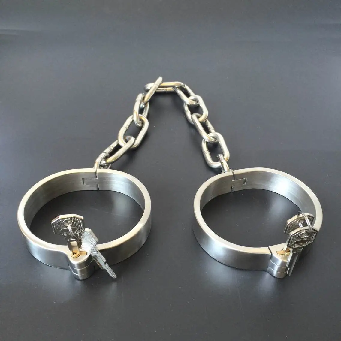 Stainless Steel Bdsm Bondage Legcuffs Bondage Restraints Anklet Cuffs Bdsm Fetish Wear Adult 5695