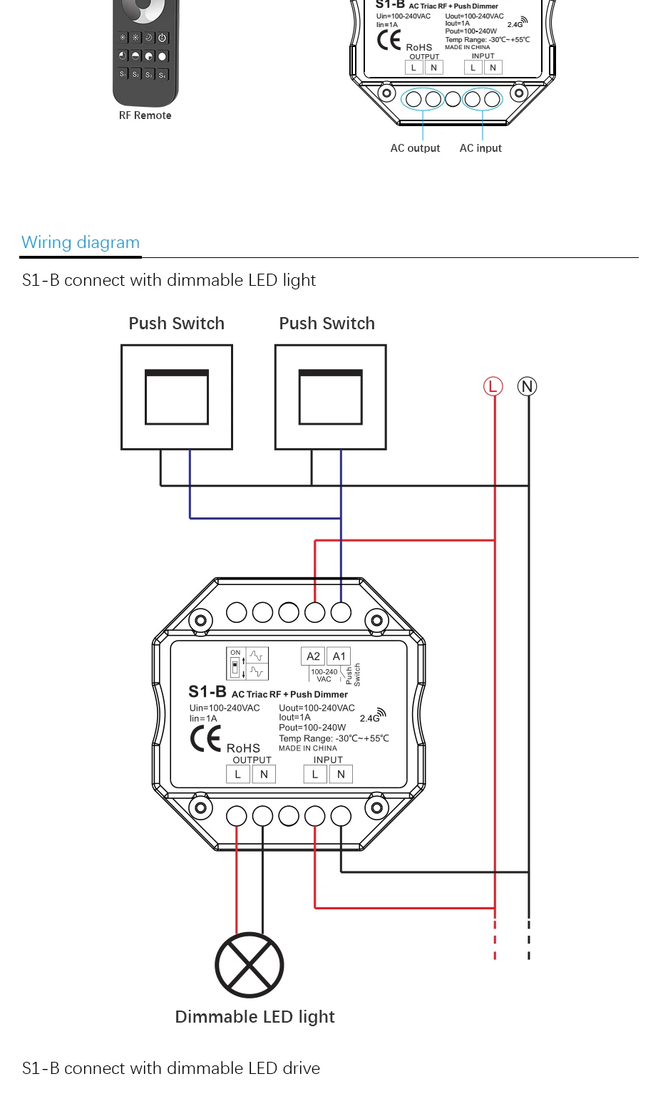 Triac схема диммирование