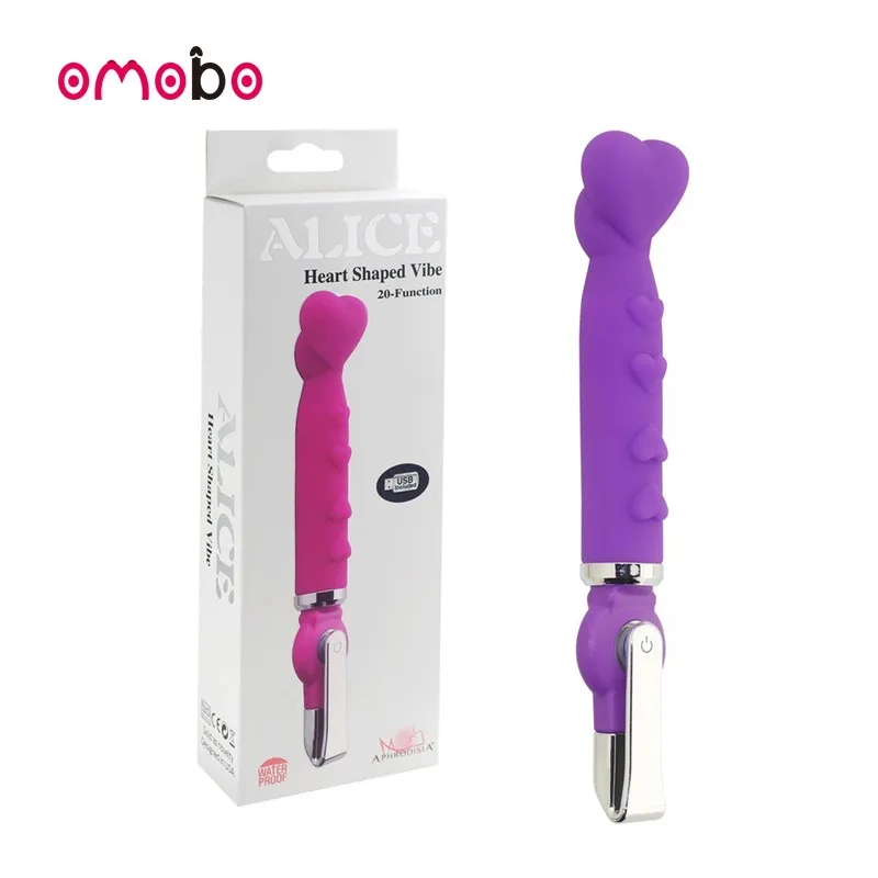 Rubber Penis Vibrating Massager For Female V