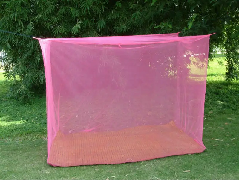 Kenya 160x190x210cm Blue Long Lasting Mosquito Net Impregnated With